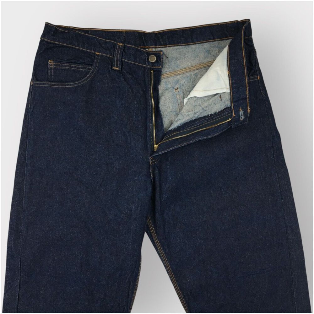 Vintage Hard Timin Jeans Blue Denim Baggy Wide Leg Y2K Mens Size 38 - Picture 4 of 9